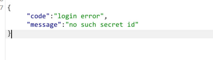 只处理 HS256 相关内容时返回 no such secret id